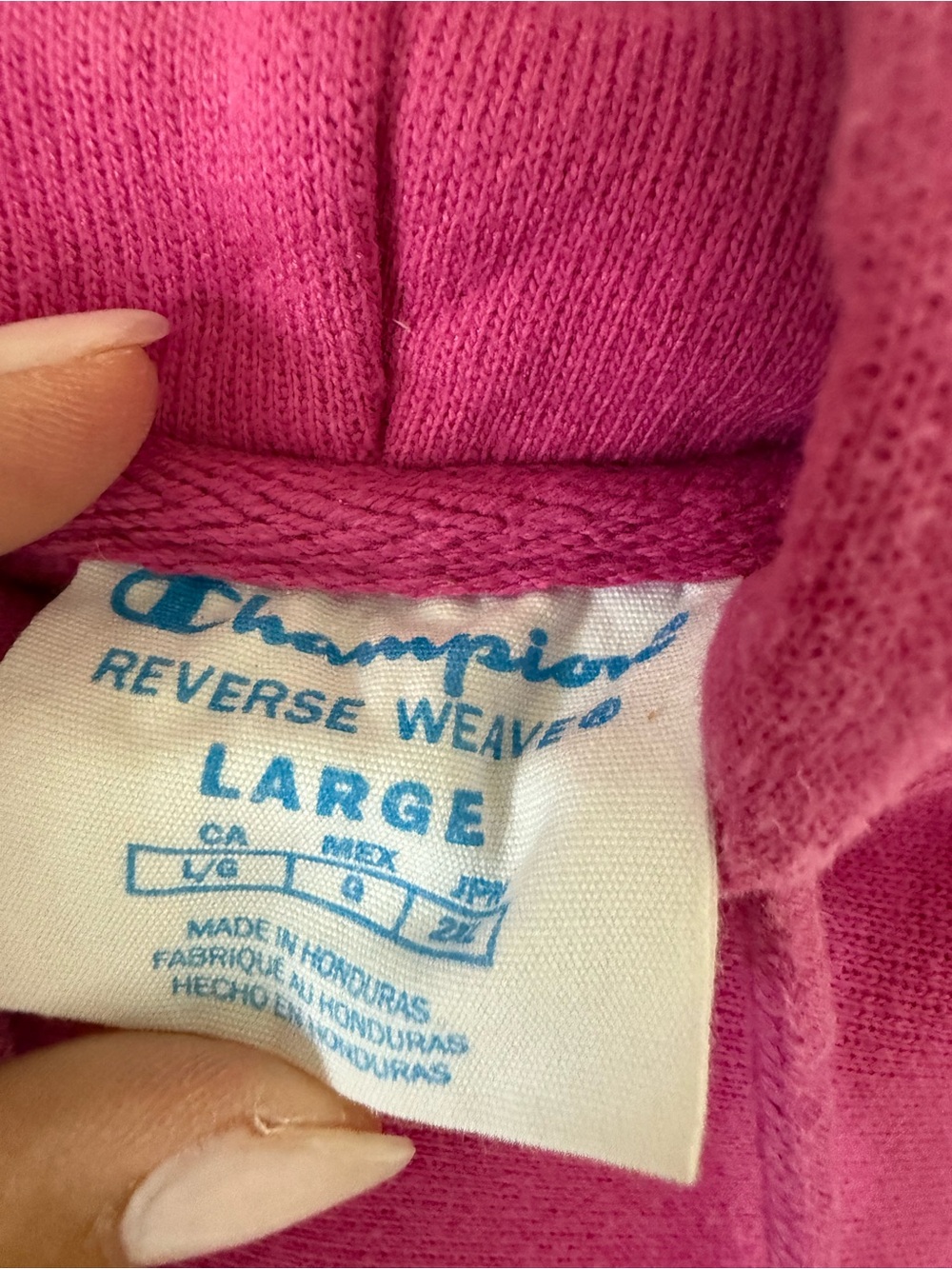 Champion Women's Bright Fuchsia Pullover Hoodie - Picture 2 of 5